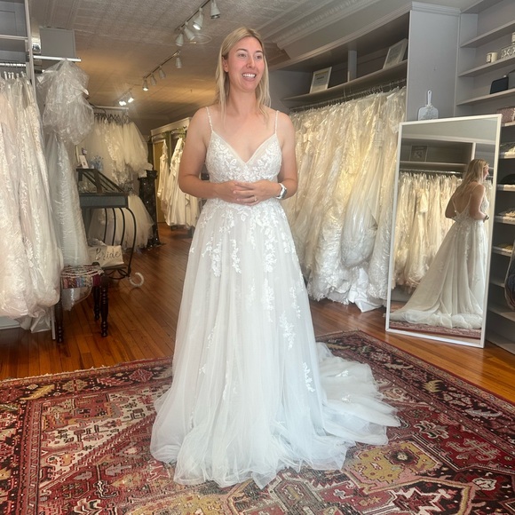 Sophia Tolli Y12016 Florentina Sheer Sides Bridal Dress - Picture 15 of 16